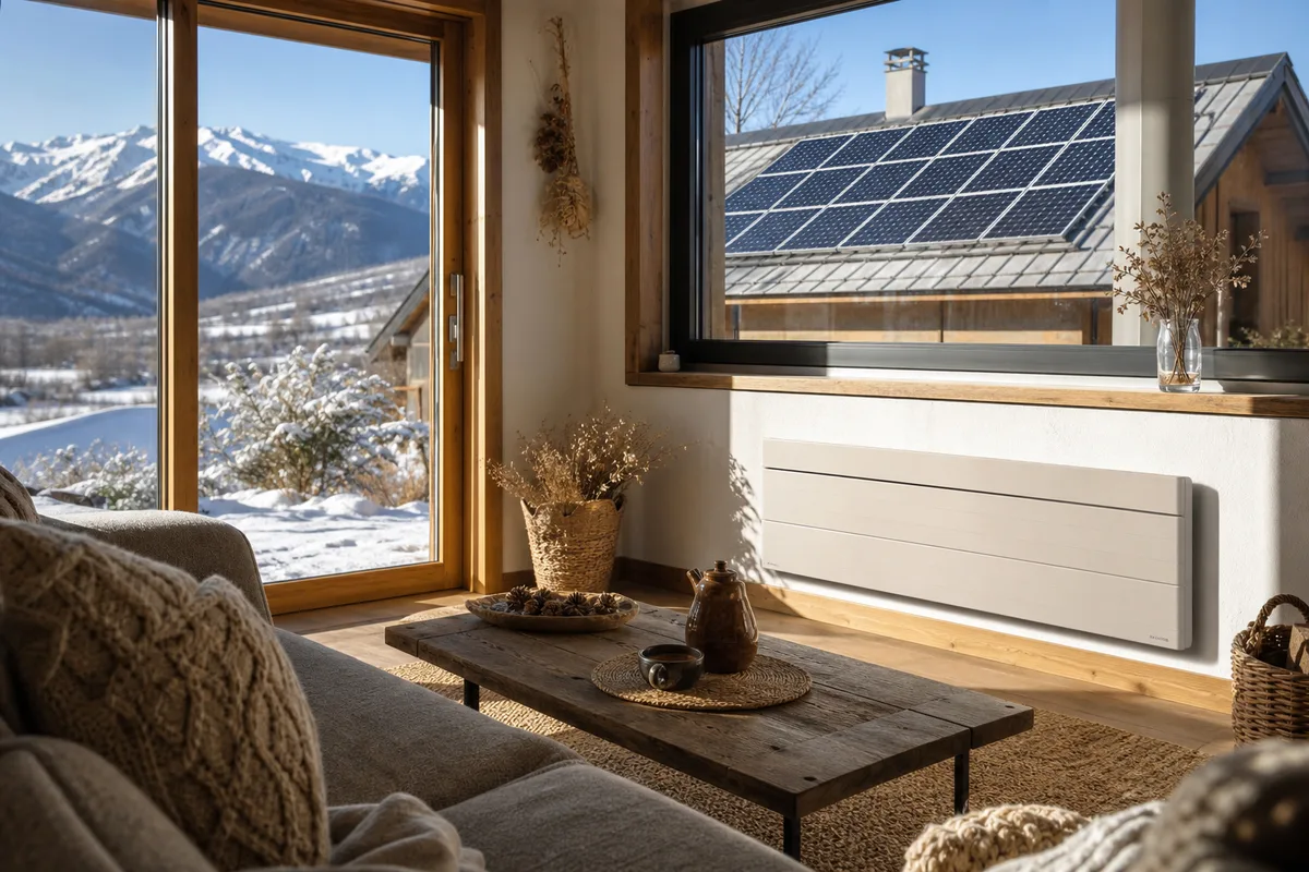 Chauffage électrique et solaire à La Bâtie-Neuve : le duo qui allège l'hiver